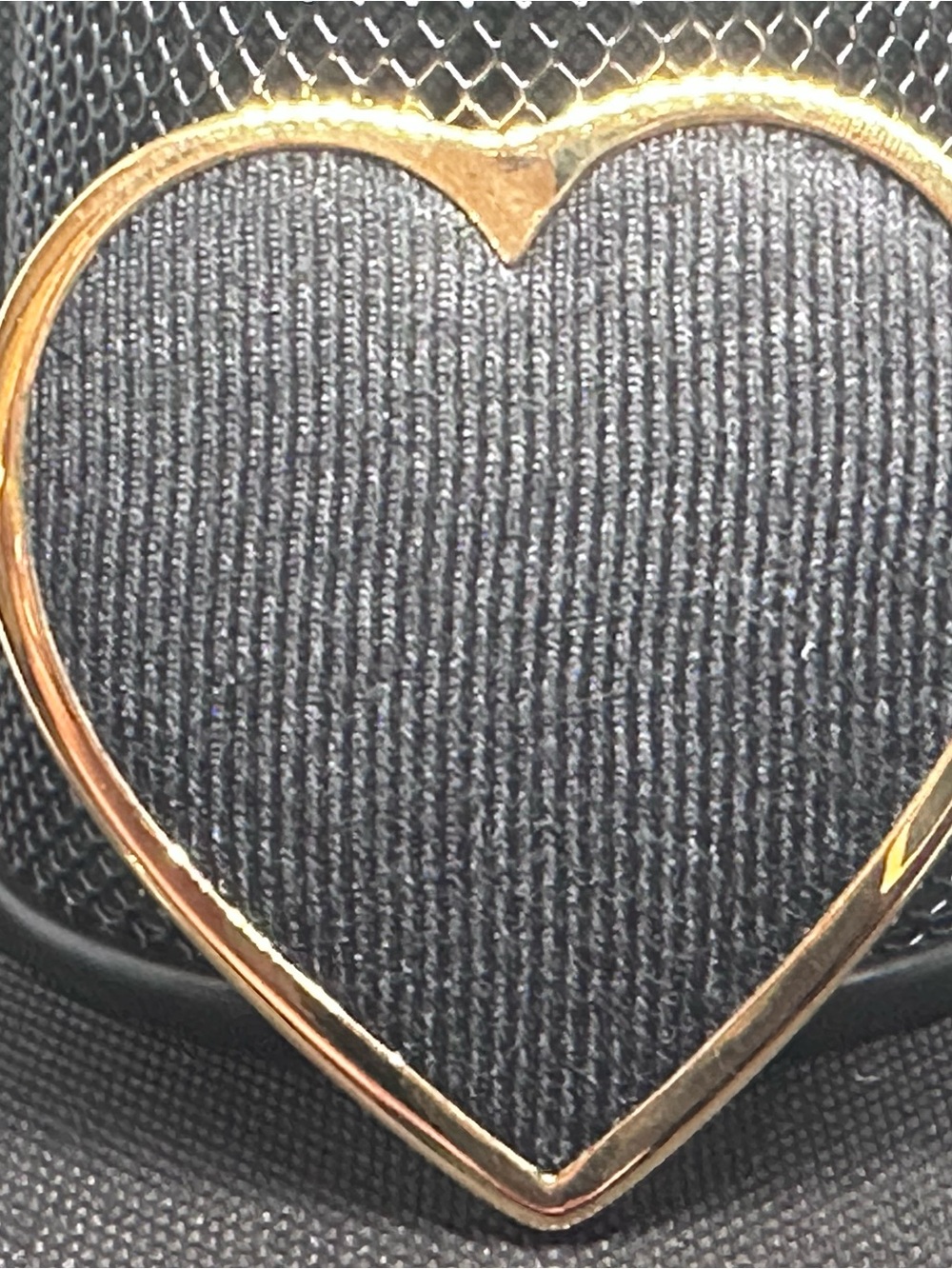 Gold Heart Brooch - Classic Women's Jewelry